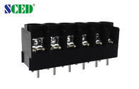 conector de la abrazadera del tornillo del negro del bloque de terminales de la barrera de 7.50m m para los convertidores de frecuencia