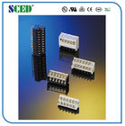 conectores plásticos del bloque de terminales de la barrera 600v 11 tiras de barrera del Pin 100A