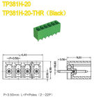 UL94-V0 echada masculina 3.5m m 300V de las piezas del enchufe del bloque de terminales de la clase 8A