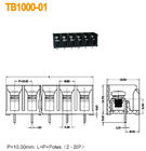 bloque de terminales Componenets electrónico terminal de cobre amarillo de la barrera 20A de 10.0m m