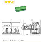 el PWB de 300V 8A enchufa el bloque de terminales enchufable de la echada del bloque de terminales 3.81m m