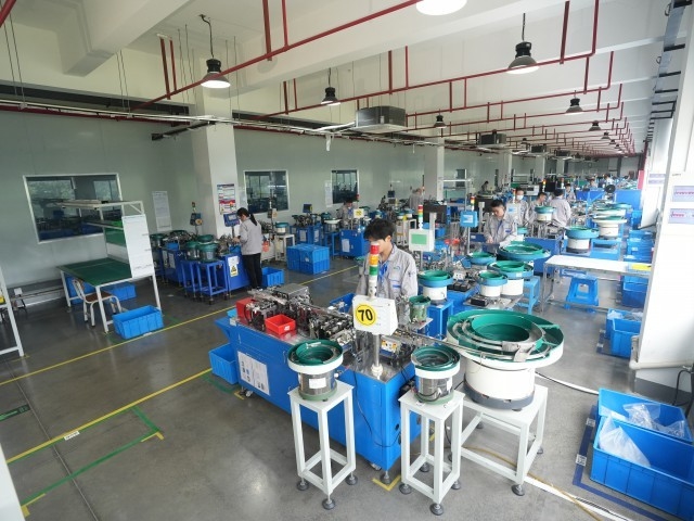 SCED ELECTRONICS CO., LTD. línea de producción de fábrica