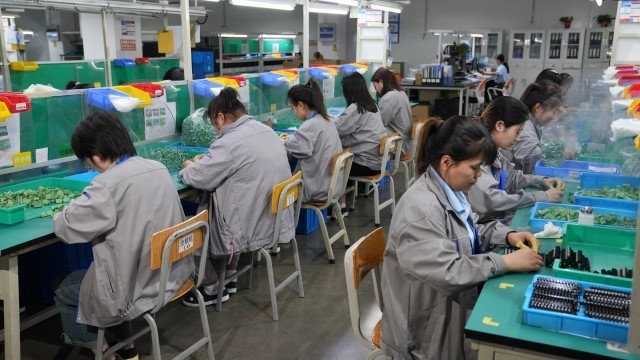 SCED ELECTRONICS CO., LTD. línea de producción de fábrica