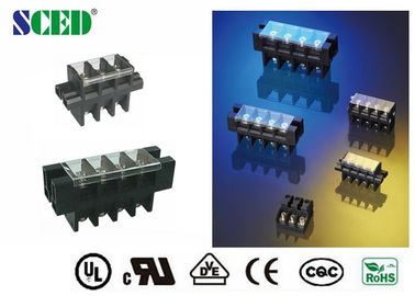 alimentación de la perforación de 180A 21m m a través del conector terminal del soporte del panel con la cubierta plástica