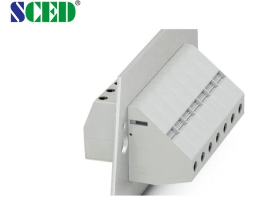 Anchura terminal del conector 15.1m m 600v 75A del soporte enchufable del panel del PWB