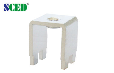 Conectores de cobre amarillo 75A M4 del terminal de alambre de los accesorios del bloque de terminales del PWB