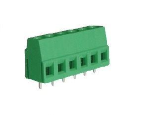 Bloque de terminales de PCB de una sola plataforma 300V 10A M3 2-24 polos paso de 5,08 mm