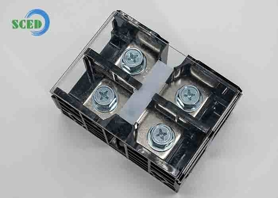 Black High Current PC Terminal Block Pitch 31.00mm 600V 200A For Rail Transportation