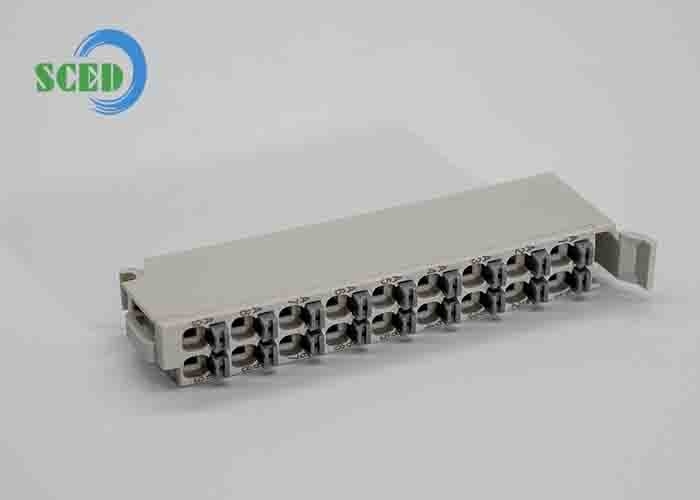 Conector de bloque de terminal conectable femenino de 7.6 mm Pitch 150V 8A 2 * 9 polos PA66