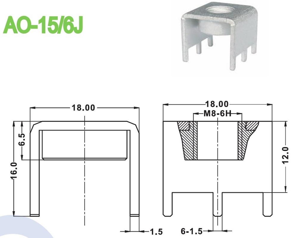 Terminal Metal Parts Terminal Block Accessories Screw M8 Brass 70A Torque 28
