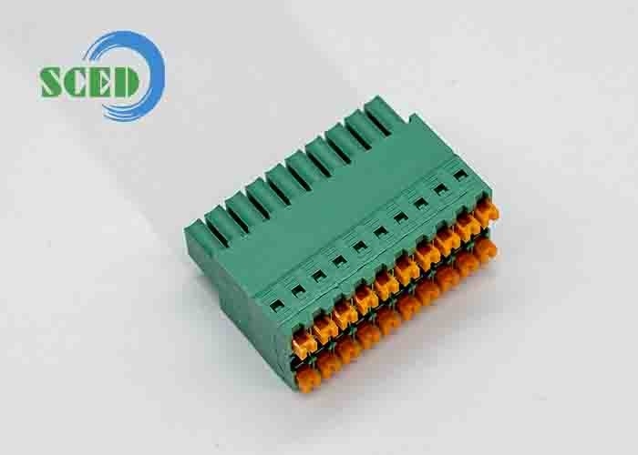 Compact Plug In Terminal Block with 5A Current and φ1.2mm Pcb Hole Diameter
