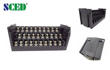 Conector eléctrico 7.62m m del Pin de la barrera del conector llano triple 10 del bloque de terminales