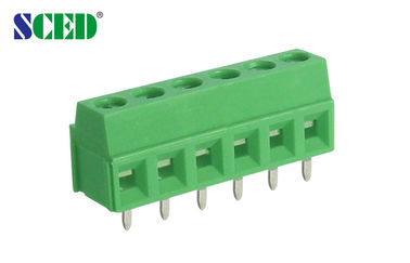 3.81mm Pitch Euro Tipo de circuito impreso de tornillo de terminal de bloque de 300V 10A con nickel