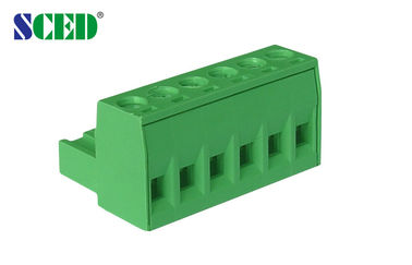 300V / echada eléctrica 5.08m m del tornillo del M3 de los bloques de terminales de las piezas femeninas 18A
