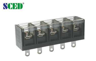 Bloques de terminales de alto voltaje del poder 20-8AWG con latón plástico de la cubierta 40A 2-12 postes