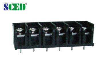 bloque de terminales de la barrera del poder de la echada de 10m m con el AWG del latón 16-24 de 2-20 postes 15A