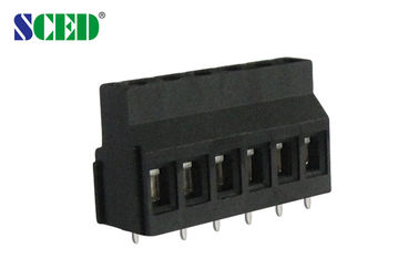 Euro de cobre amarillo negro del bloque de terminales de tornillo del PWB que aumenta el tipo AWG de la serie 300V 10A 12-24