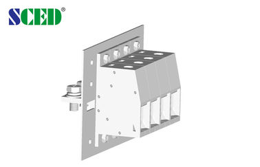 Bloque de terminales de conexión rápida de panel pasante 285A 30 mm 1-24 polos gris