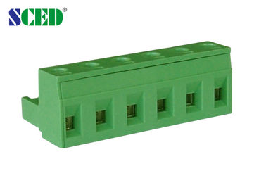 300V 18A femeninos enchufan la echada 7.62m m, 2P - 16P del conector del bloque de terminales