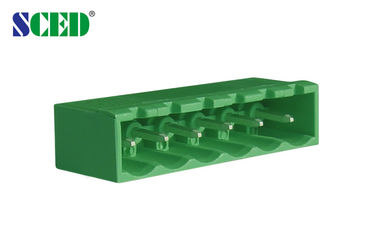 El PWB masculino del jefe enchufa la echada 5.08m m, 300V 18A, 2P - 24P del conector de los bloques de terminales