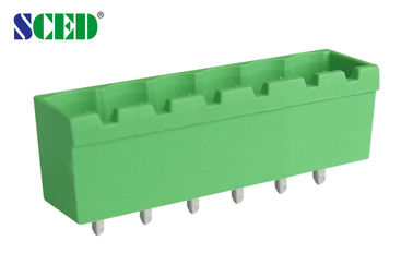 conector enchufable del bloque de terminales del PWB de 7.62m m con los zócalos masculinos 300V 18A