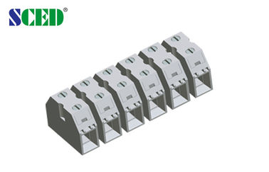 2-16 conector de un solo nivel del tornillo del bloque de terminales 600V 85A del soporte del panel de postes