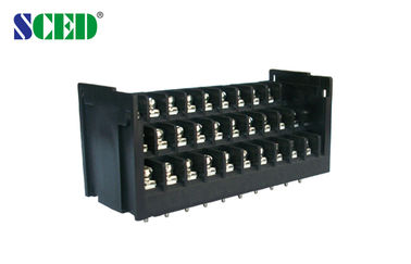 bloque de terminales de la barrera del Pin de 15A 10 x 3, conectores de alto voltaje del bloque del cableado