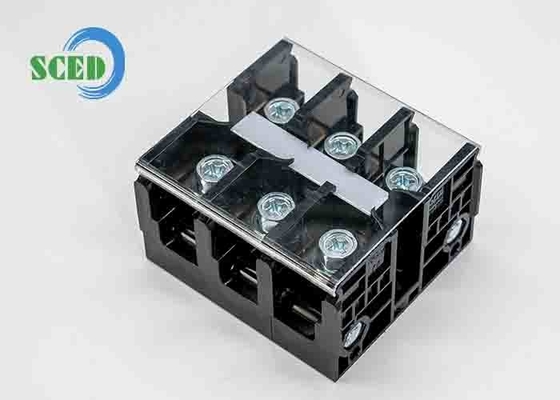 Conector de bloque de terminal de alta corriente con cubierta 2/0-20AWG 27.00mm 600V 200A