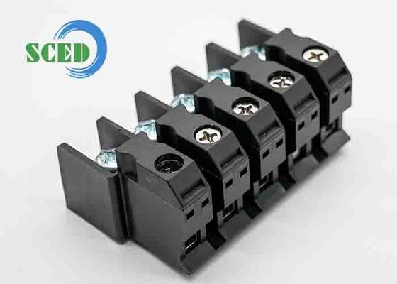 Bloque de terminal de entrada a través de una jaula de abrazaderas de latón para aplicaciones eléctricas de uso pesado