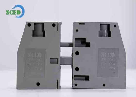 Borne de paso de tensión de 600 V, 12,2 mm de ancho, para aplicaciones industriales