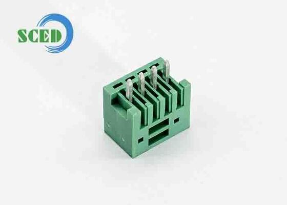 Borne de conexión enchufable con piezas metálicas de latón para fuente de alimentación de 150V y corriente nominal de 18A