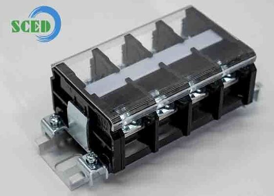 Bloque de terminales de alta corriente con corriente nominal de 175 A, montaje en panel y certificación UL 1059 IEC 60947-7-1 para distribución de energía industrial