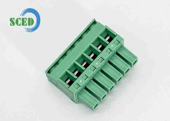 Bloque de terminales enchufable 12-24 AWG con sobretensión nominal y alta resistencia de aislamiento para conectividad de PCB
