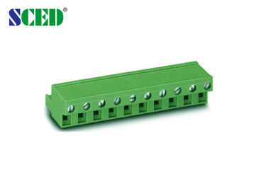 Echada femenina 7.62m m 2P - 16P del enchufe enchufable del bloque de terminales 300V 18A