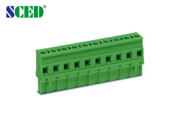 Echada enchufable femenina 7.62m m 300V 18A 2P - 16P del bloque de terminales del enchufe