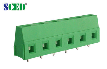 Color verde 2 de la echada euro del estilo 7.62m m del conector del bloque de terminales del PWB - 24P