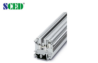 Bloques de terminales terminales 150V 30A del carril del dinar del AWG 30 - 10 de la anchura 6.2m m