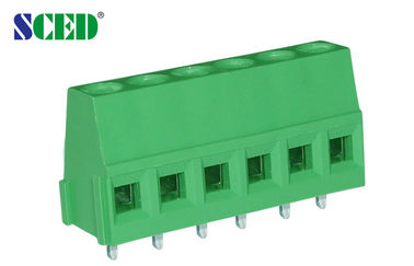 Montaje en PCB Terminal Block Pitch 5.0mm 300v 10a Latón Clamp jaula Conexión